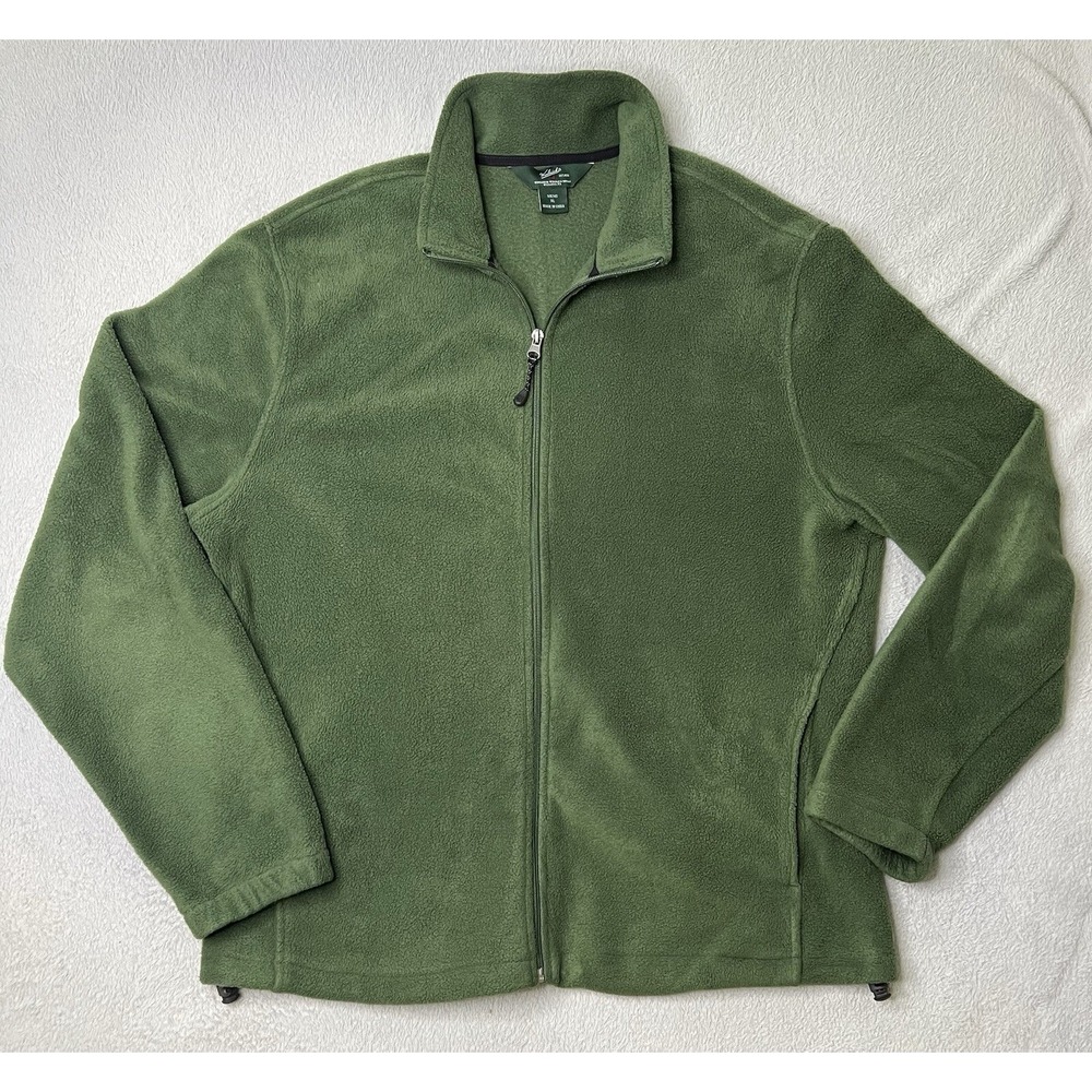 Woolrich Sweater Mens Green XL Long Sleeve 1/4 Zip Casual Outdoors High Neck‎
